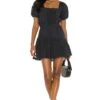 LoveShackFancy X REVOLVE Stern Dress Black -Camila coelho Shop LESH WD454 V1