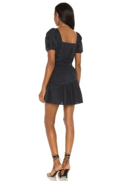 LoveShackFancy X REVOLVE Stern Dress Black -Camila coelho Shop LESH WD454 V3