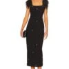 LIKELY Cameron Midi Dress Black 2 LIKELY Cameron Midi Dress Black -Camila coelho Shop LIKR WD615 V1