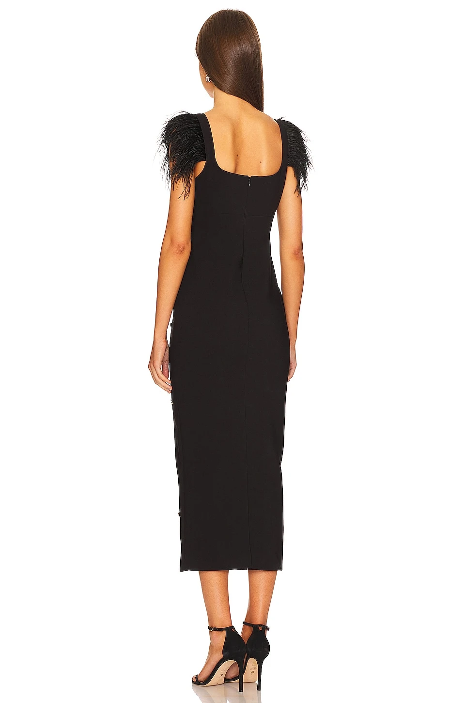 LIKELY Cameron Midi Dress Black 5 LIKELY Cameron Midi Dress Black - Image 3
