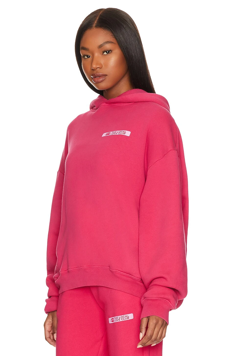 SWEAT À CAPUCHE CALL US Magenta 6 SWEAT À CAPUCHE CALL US Magenta - Image 4