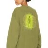 Go Where The Love Is Crewneck Hoodie Olive 1 Go Where The Love Is Crewneck Hoodie Olive -Camila coelho Shop LLOV WK9 V1