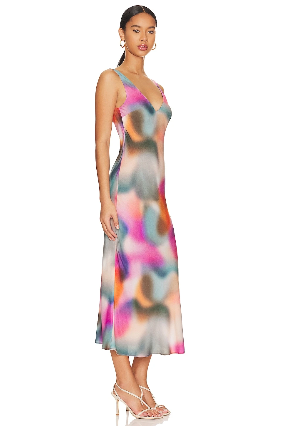 V Slip Dress Kaleidoscope 4 V Slip Dress Kaleidoscope - Image 2
