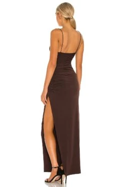 Odessa Gown Espresso Brown 16 Odessa Gown Espresso Brown -Camila coelho Shop LOVF WD2802 V3