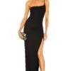 Nami Maxi Dress Black -Camila coelho Shop LOVF WD2897 V1
