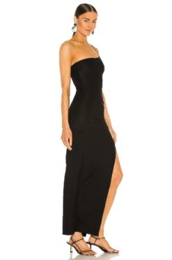 Nami Maxi Dress Black -Camila coelho Shop LOVF WD2897 V2
