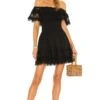 Dallas Mini Dress Black -Camila coelho Shop LOVF WD2939 V1