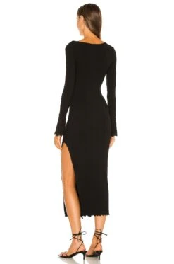 Belen Maxi Dress Black -Camila coelho Shop LOVF WD3090 V3