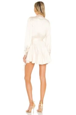 Nadeen Mini Dress Ivory -Camila coelho Shop LOVF WD3097 V3