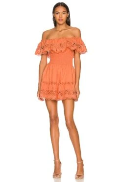 Dallas Mini Dress Black -Camila coelho Shop LOVF WD3311 V1