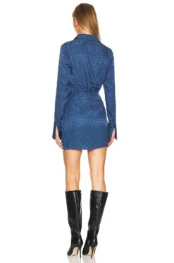 Regina Mini Dress Navy Blue 7 Regina Mini Dress Navy Blue -Camila coelho Shop LOVF WD3473 V3