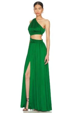 Daniella Dress Emerald Green -Camila coelho Shop LOVF WD3613 V3