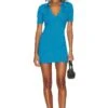 Jadiel Mini Dress Blue -Camila coelho Shop LOVF WD3708 V1