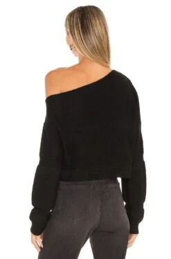 Porto Santo Sweater Black -Camila coelho Shop LOVF WK1012 V3