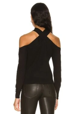 Micah Sweater Black -Camila coelho Shop LOVF WK1077 V3
