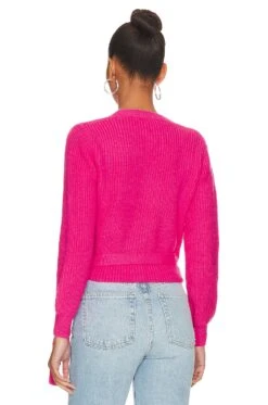 Lisseth Wrap Sweater Hot Pink -Camila coelho Shop LOVF WK1185 V4