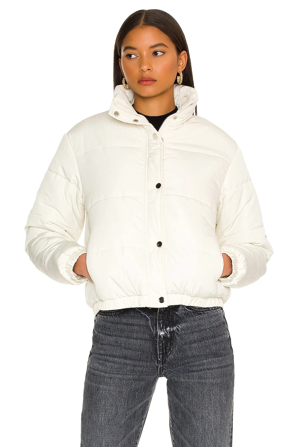 Ryann Puffer Jacket Cream 4 Ryann Puffer Jacket Cream - Image 2