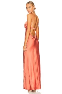 Front Page 56 Adellum Maxi Dress Copper