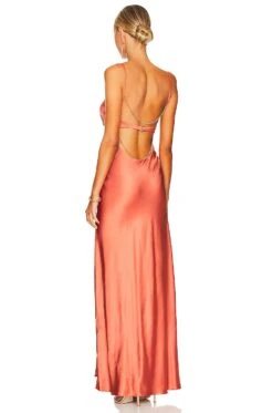 Adellum Maxi Dress Copper -Camila coelho Shop LPAR WD712 V4