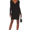 Sean Wrap Dress Black -Camila coelho Shop LPAR WD713 V1