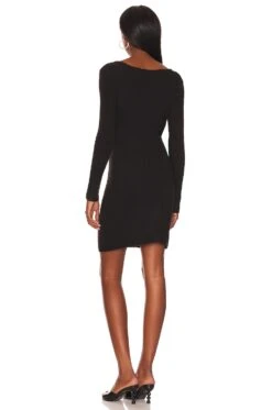 Sean Wrap Dress Black -Camila coelho Shop LPAR WD713 V3