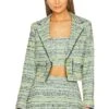 Beach Tweed Jacket Neon Green Beach Tweed -Camila coelho Shop LSPB WO18 V1