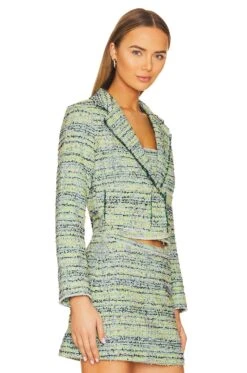 Beach Tweed Jacket Neon Green Beach Tweed -Camila coelho Shop LSPB WO18 V3
