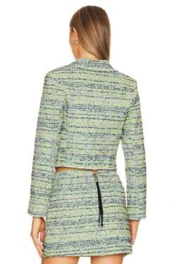 Beach Tweed Jacket Neon Green Beach Tweed -Camila coelho Shop LSPB WO18 V4