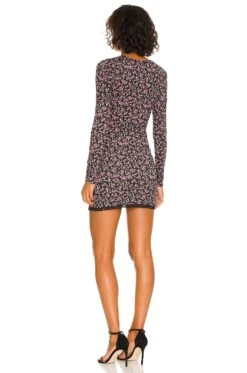 Lena Mini Dress Black Ditsy 7 Lena Mini Dress Black Ditsy -Camila coelho Shop MALR WD1015 V3