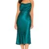 Mermaid Midi Dress Deep Teal 2 Mermaid Midi Dress Deep Teal -Camila coelho Shop MALR WD1020 V1