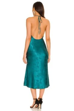 Mermaid Midi Dress Deep Teal -Camila coelho Shop MALR WD1020 V3