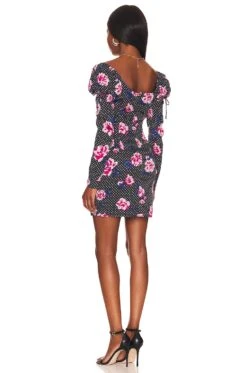 Natalia Mini Dress Coco Dot Navy -Camila coelho Shop MALR WD1220 V3