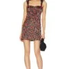 Kym Mini Dress Black Cherry 2 Kym Mini Dress Black Cherry -Camila coelho Shop MALR WD1278 V1