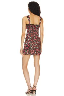 Kym Mini Dress Black Cherry 7 Kym Mini Dress Black Cherry -Camila coelho Shop MALR WD1278 V3