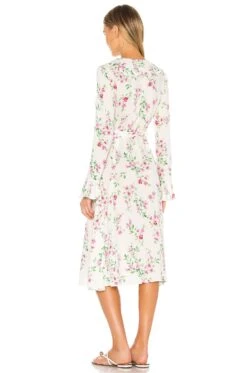 Cranford Midi Dress White Raspberry -Camila coelho Shop MALR WD896 V3