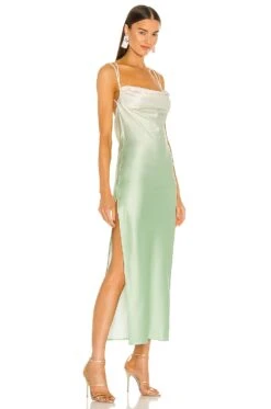 X REVOLVE Porter Dress Mint Ombre -Camila coelho Shop MELR WD416 V3
