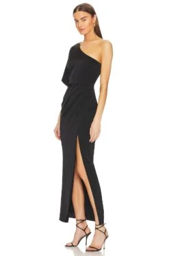 X REVOLVE Claire Maxi Dress Black -Camila coelho Shop MELR WD799 V3