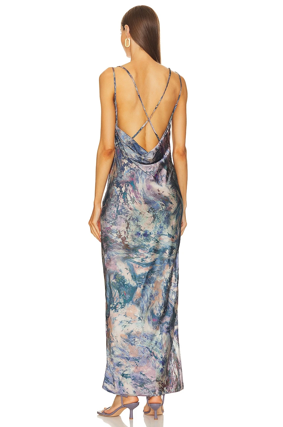 X REVOLVE Braxton Dress Oil Abstract Print 6 X REVOLVE Braxton Dress Oil Abstract Print - Image 4