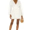 Minkpink Jessika Drop Waist Mini Dress White -Camila coelho Shop MINK WD763 V1