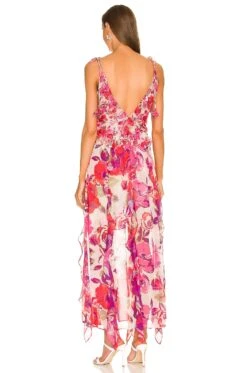Diana Dress White Coming Up Roses -Camila coelho Shop MISA WD564 V3