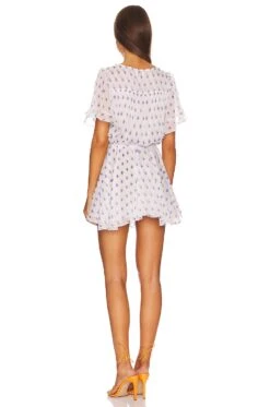 Chloe Dress White Evil Eye -Camila coelho Shop MISA WD595 V3