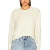 Braxton Double Button Crewneck Sweater Snow 1 Braxton Double Button Crewneck Sweater Snow -Camila coelho Shop MWER WK25 V1