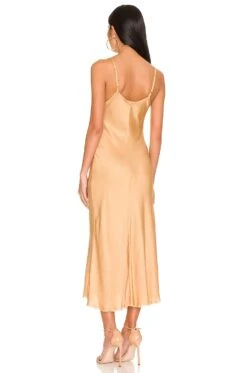 Sofia Bias Cut Slip Dress Fort Knox -Camila coelho Shop NATI WD205 V3