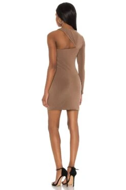 Benedette Mini Dress Brown -Camila coelho Shop NBDR WD2412 V4