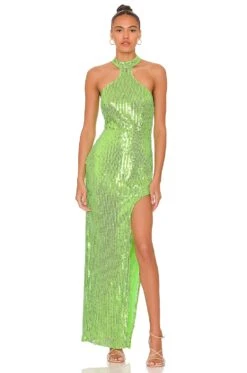 Jesper Maxi Dress Neon Green