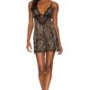 Kaira Mini Dress Black -Camila coelho Shop NBDR WD2720 V1