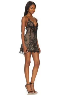 Kaira Mini Dress Black 6 Kaira Mini Dress Black -Camila coelho Shop NBDR WD2720 V2