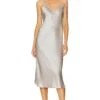 NILI LOTAN Midi Cami Dress Storm Grey -Camila coelho Shop NILR WD44 V1