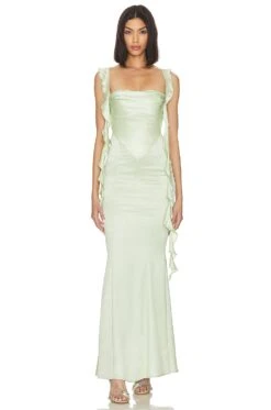 Caroline Dress Green