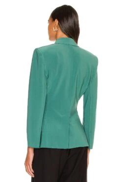 Norma Kamali Single Breasted Jacket Mountain Green -Camila coelho Shop NKAM WO123 V4